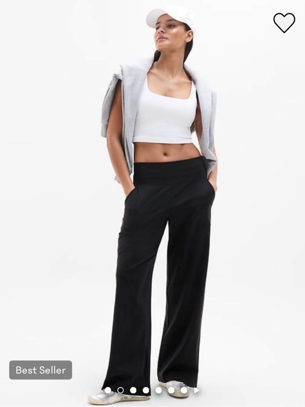 NWOT Athleta Venice Wide Leg Pant Sz L/p